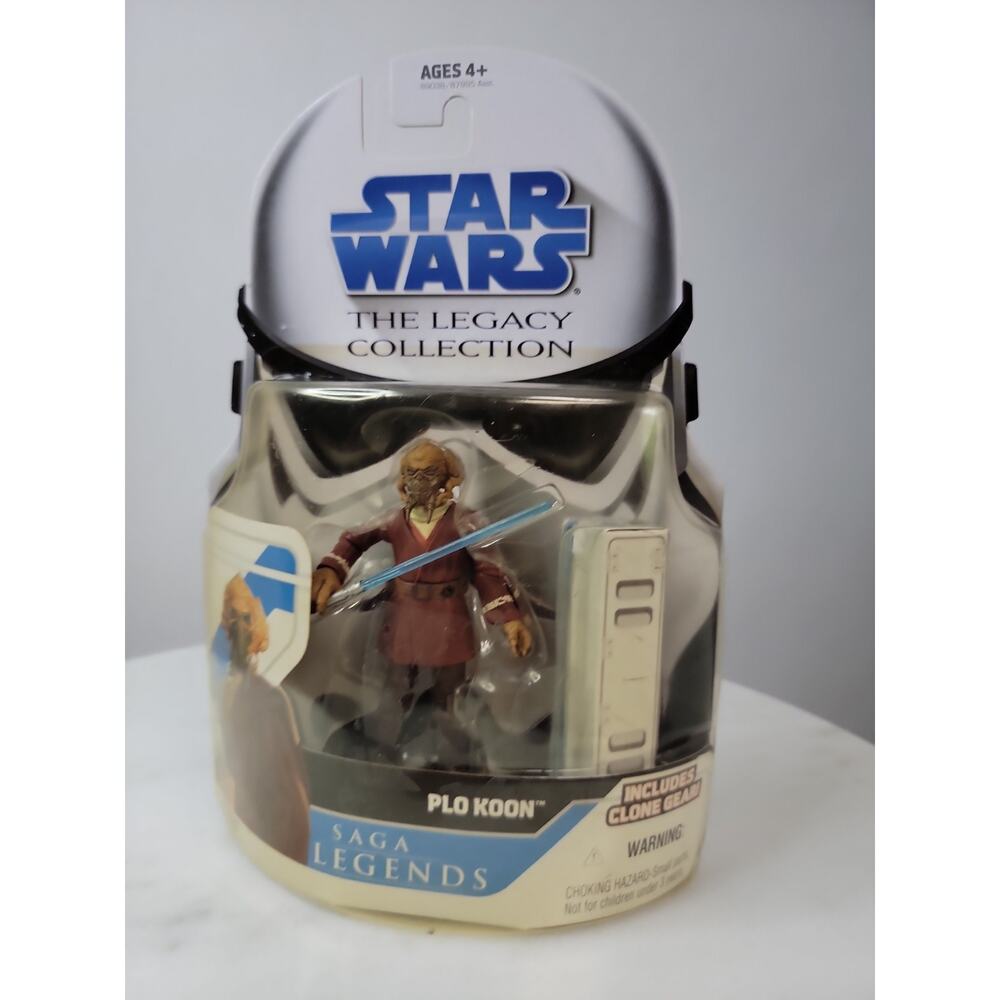 Hasbro Star Wars The Legacy Collection Plo Koon SL 09 Figure W/ Clone Gear 89038